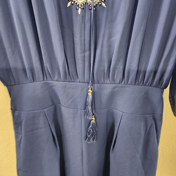 White House Black Market embroidered romper - Picture 3 of 8